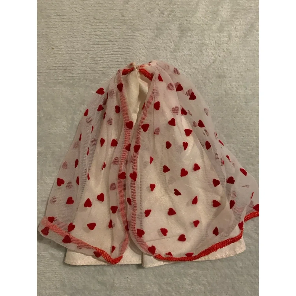 Vintage 1983 Barbie Loving You Valentines Day Clothing Velvet Hearts Skirt‎ Only